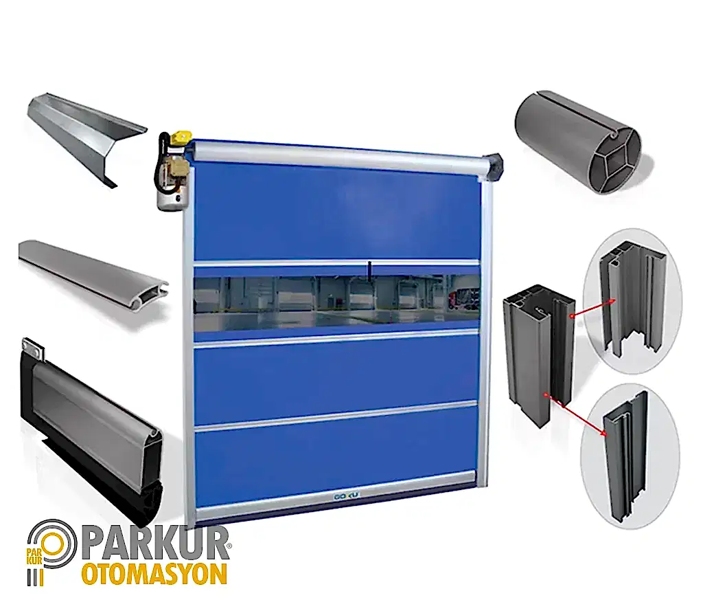 Sarmal Tip Hızlı PVC Kapı